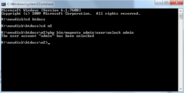 You Did not Sign in Correctly or Your Account is Temporarily Disabled Magento 2 - cmd