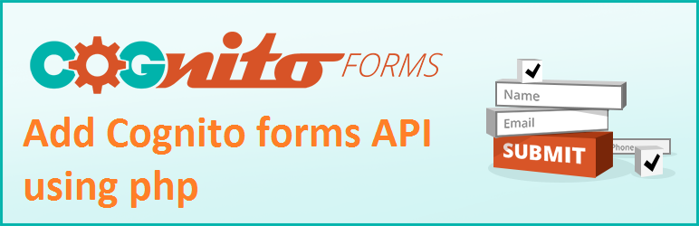 how to add php Cognito forms